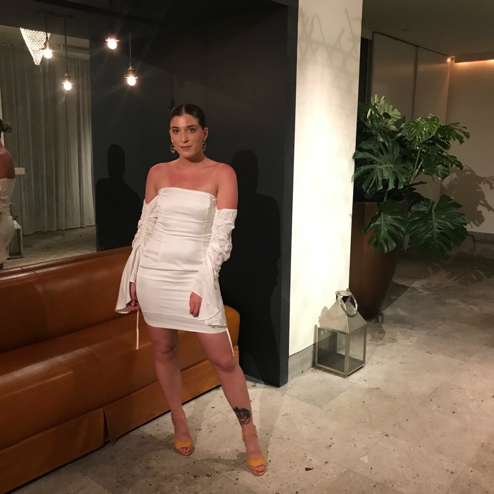 Bardot White Mini Dress